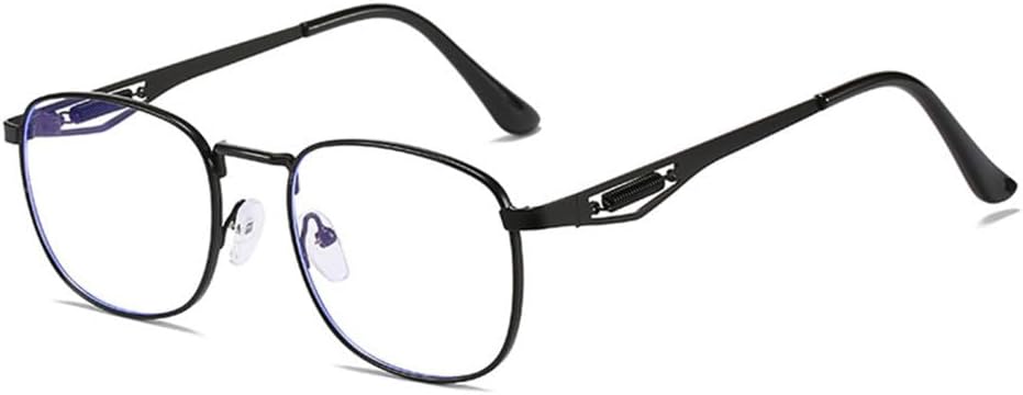 

Металлические солнцезащитные очки для женщин в стиле ретро с прозрачными градиентными линзами и защитой от УФ-излучения UV400; мужские солнцезащитные очки в стиле панк TYUVIVO, Black Clear