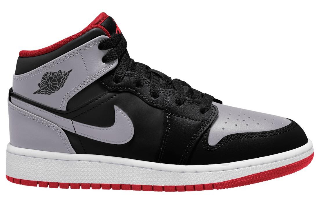 Кроссовки Jordan 1 Mid 'Alternate Bred' 2022 GS — фото 2