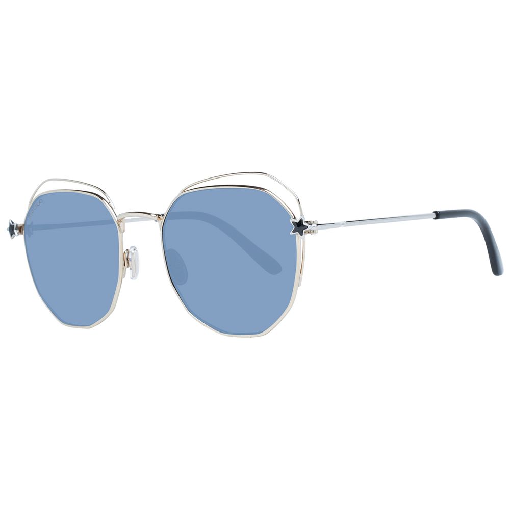 

Золотые женские солнцезащитные очки Jimmy Choo Eyewear