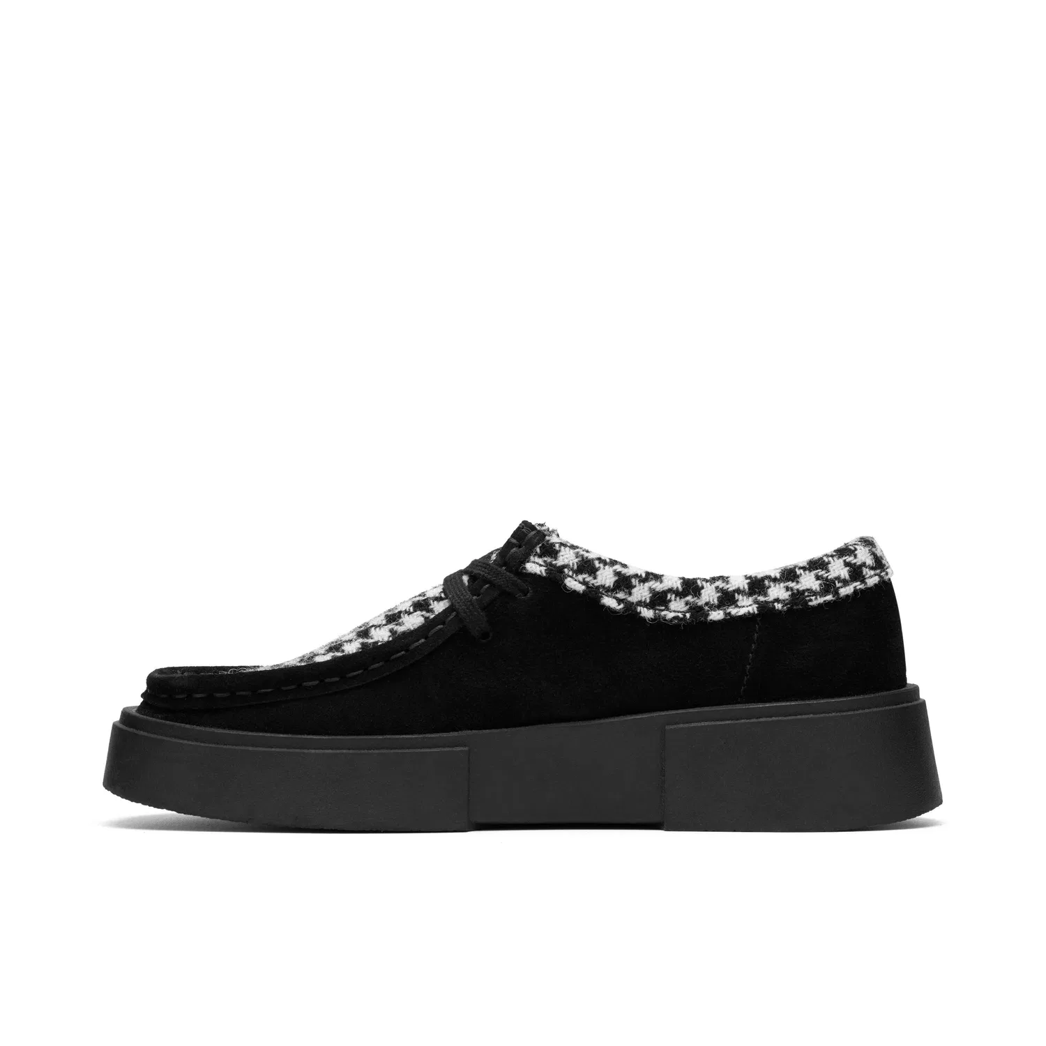 Кроссовки кожаные Torview W черный Tweed Combination Lace Up Clarks, черный — фото 2