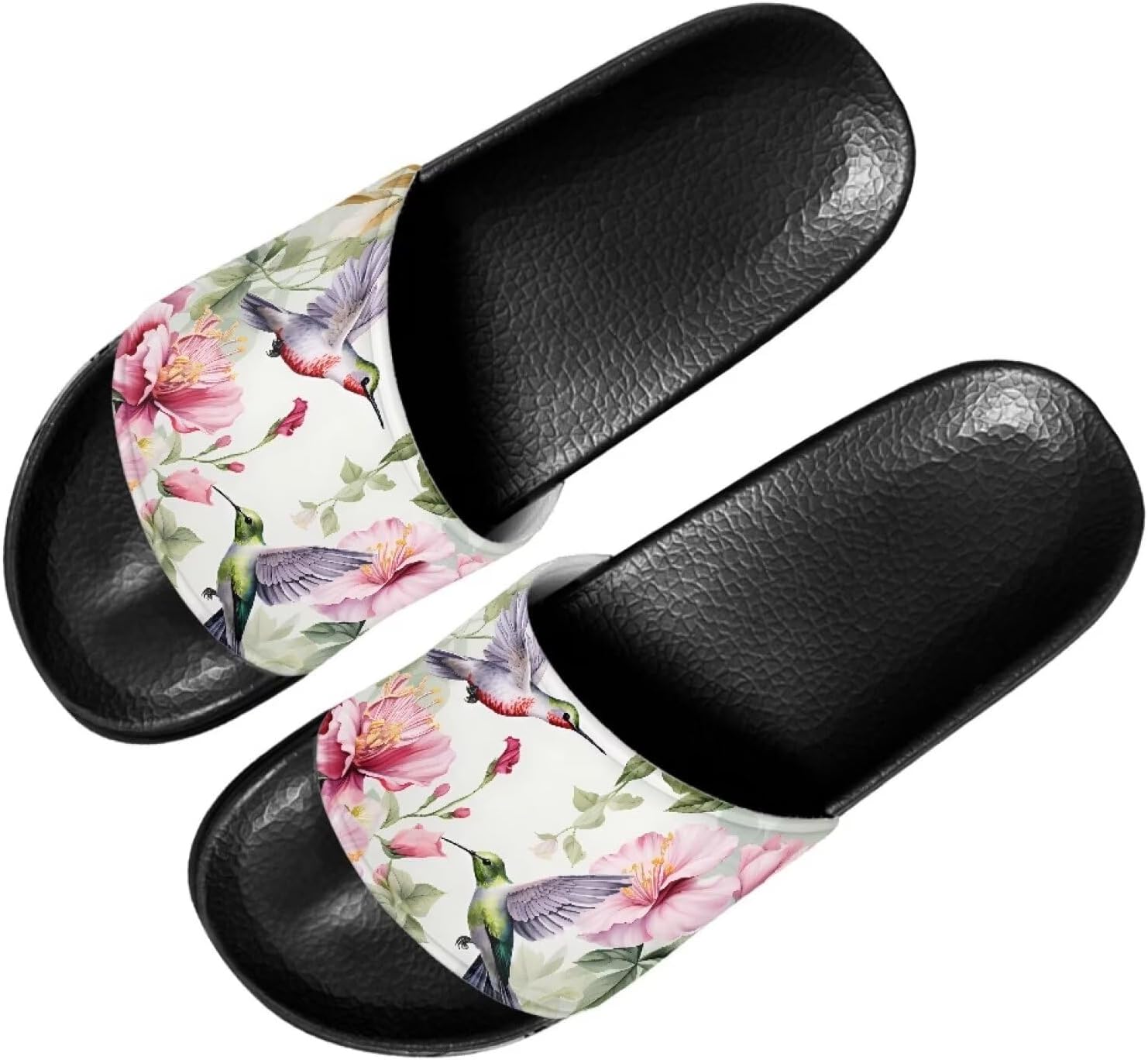 

Женские шлепанцы Forchrinse White Music Note Piano, легкие мужские шлепанцы для душа, пляжные плоские шлепанцы, зеленый