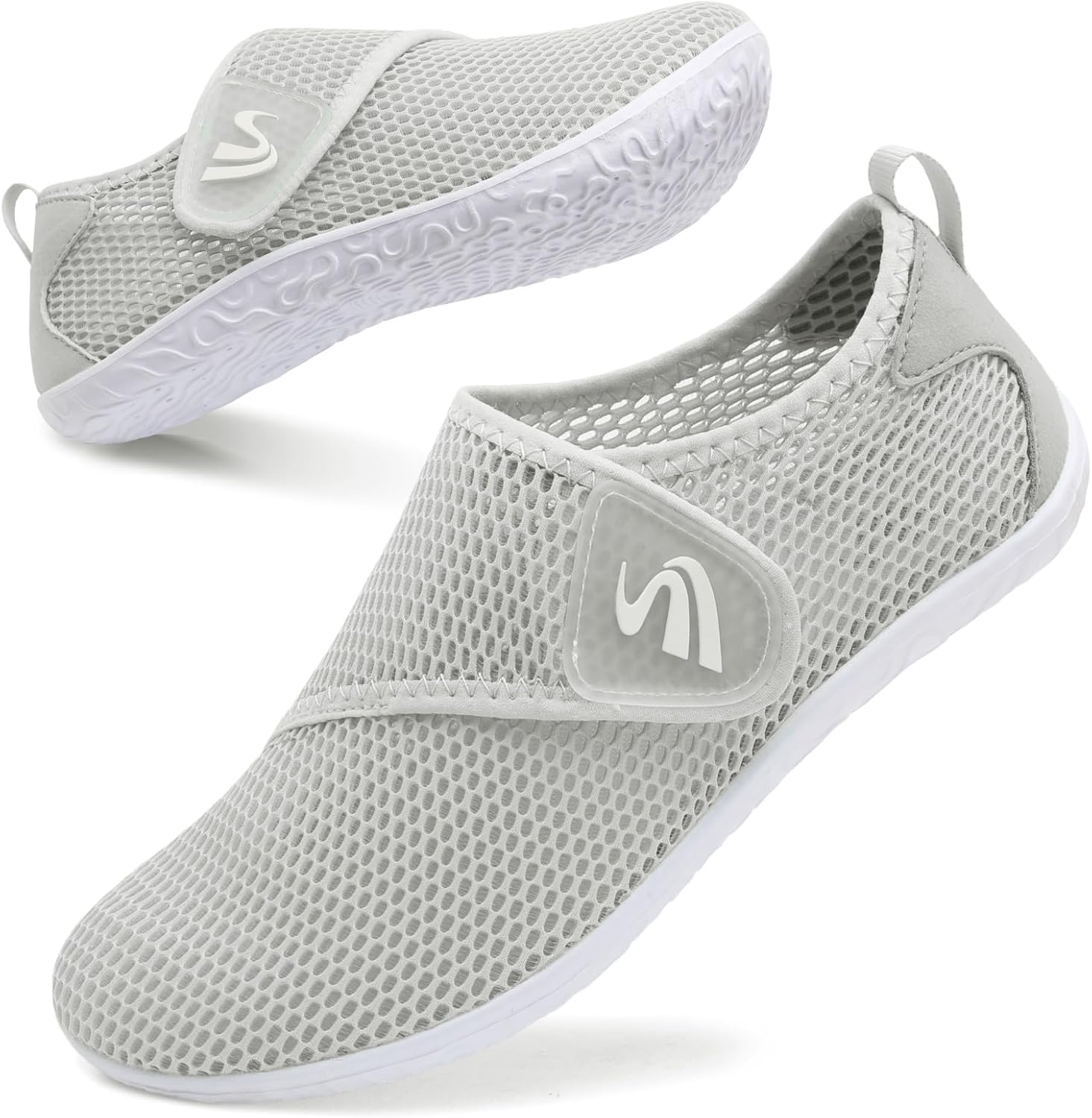 

Женские и мужские водные туфли Spesoul, дышащие, быстро сохнущие, мягкие, «босоножки», акваноски для походов, плавания, пляжа, серфинга, йоги и спорта, светло-серый