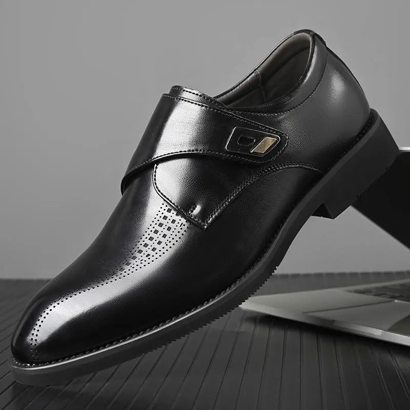 Туфли кожаные мужские, Loafers & Slip-Ons, Black UOPYNE — фото 2