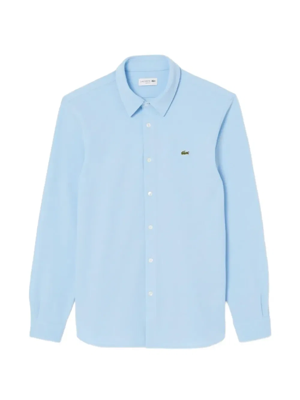 Рубашка-поло из пике с нашивкой-логотипом Lacoste, синий