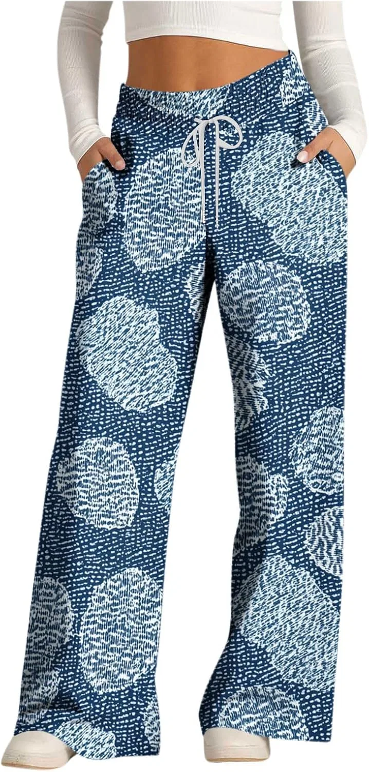 Джинсы широкие, Elastic Waist, Navy