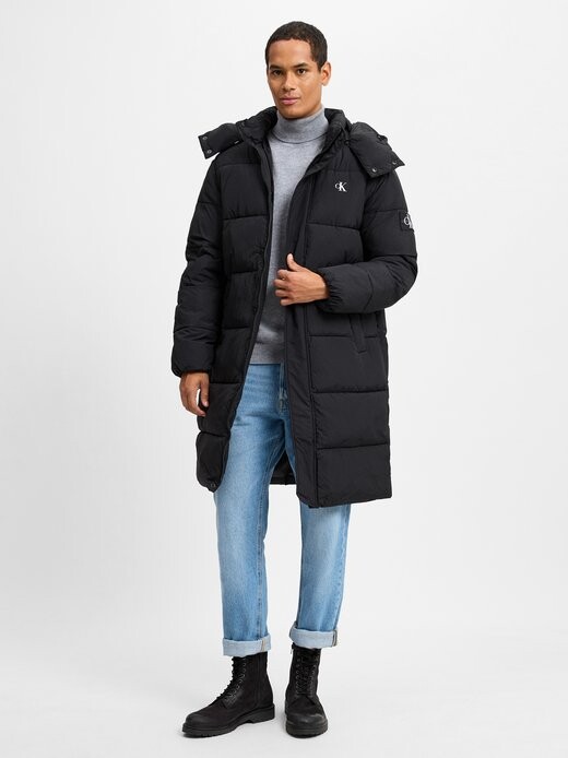

Стеганое пальто Calvin Klein Jeans, черный