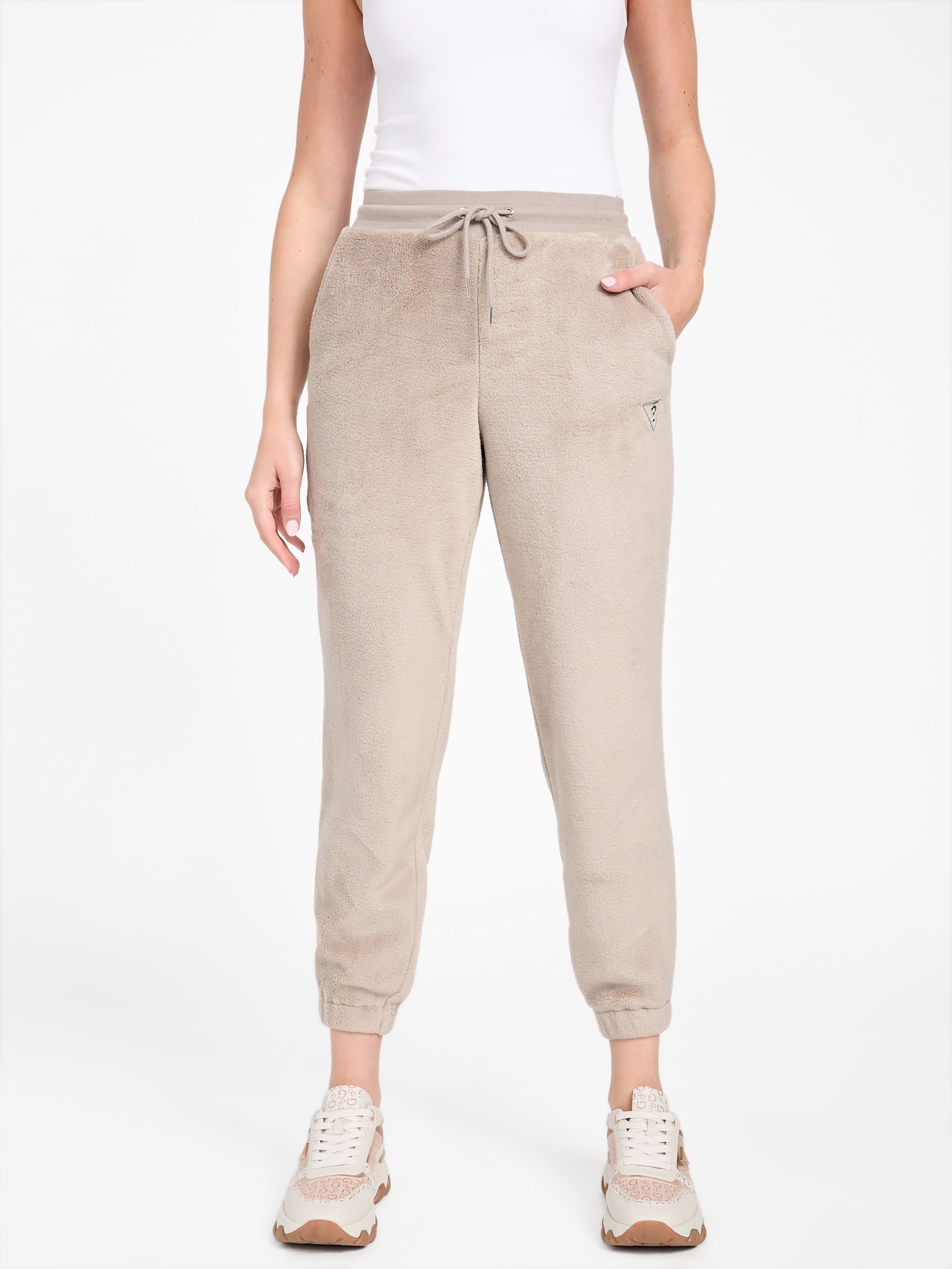 

Джоггеры Lolly Sherpa Guess Factory, цвет moondust