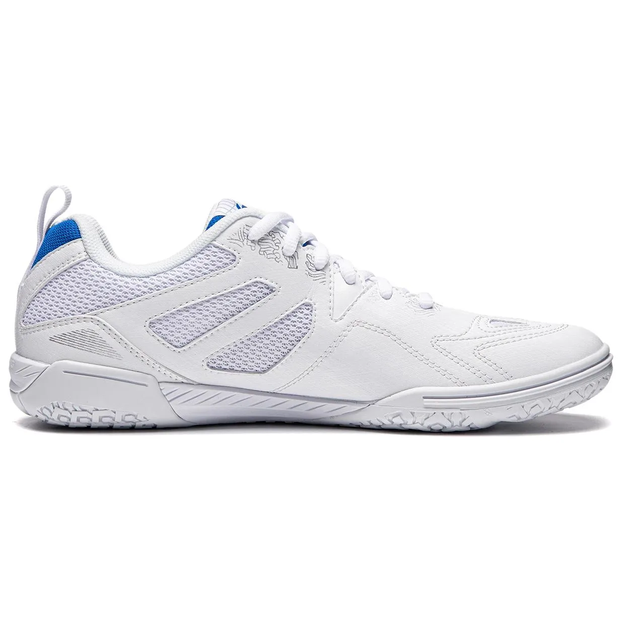 Кроссовки Li-Ning Table Tennis Collection с противоскользящей и износостойкой функцией, Standard White/Bright Blue — фото 3
