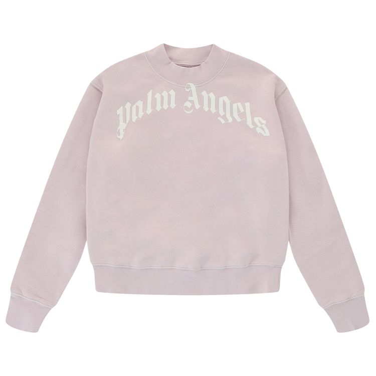 

Толстовка Palm Angels Kids Logo Sweatshirt Lilac/White, фиолетовый