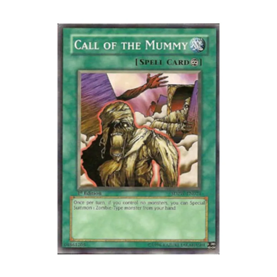 

CCG Зов мумии (обычный), Yu-Gi-Oh - Structure Deck - Zombie World - Singles