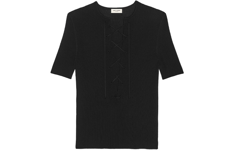 

SAINT LAURENT Женская футболка, цвет Black