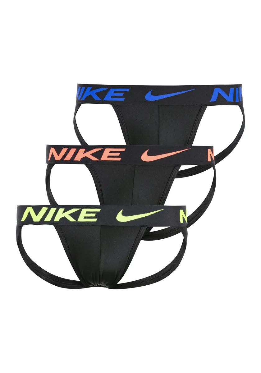 

NIKE Стринги для нижнего белья "JOCK STRAP 3PK" (упаковка, 3 шт., 3 шт.), с эластичным поясом с логотипом NIKE Nike Underwear, черный