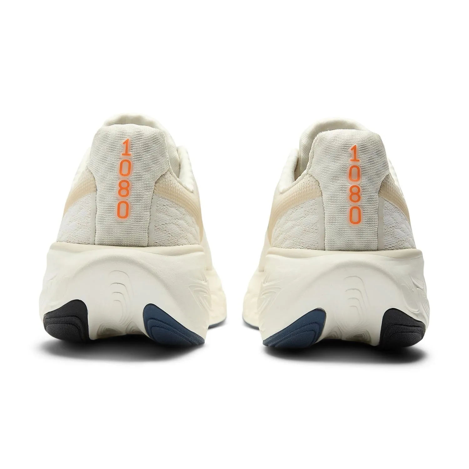 Женские кроссовки Fresh Foam X 1080v14 для бега по дороге New Balance, Sea Salt/Vintage Indigo/Mango — фото 4