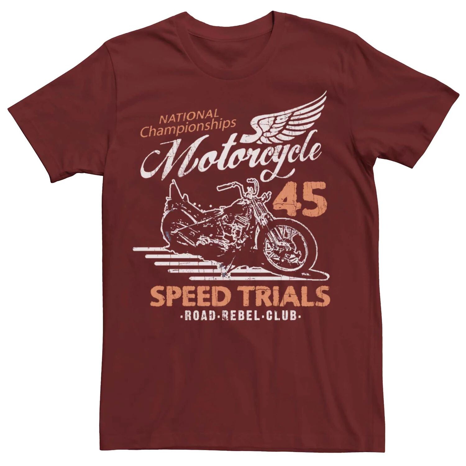 

Мужская футболка с графическим рисунком Motorcycle Mania Speed Trails Licensed Character