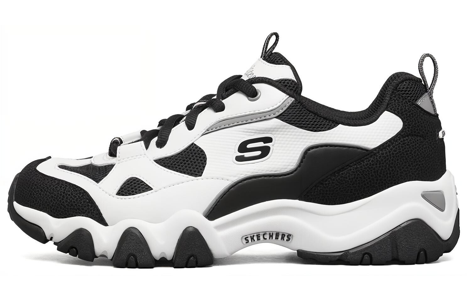 

D"LITES 2.0 Кроссовки для жизни женские с низким верхом, черные/белые Skechers, Черный, D"LITES 2.0 Кроссовки для жизни женские с низким верхом, черные/белые Skechers