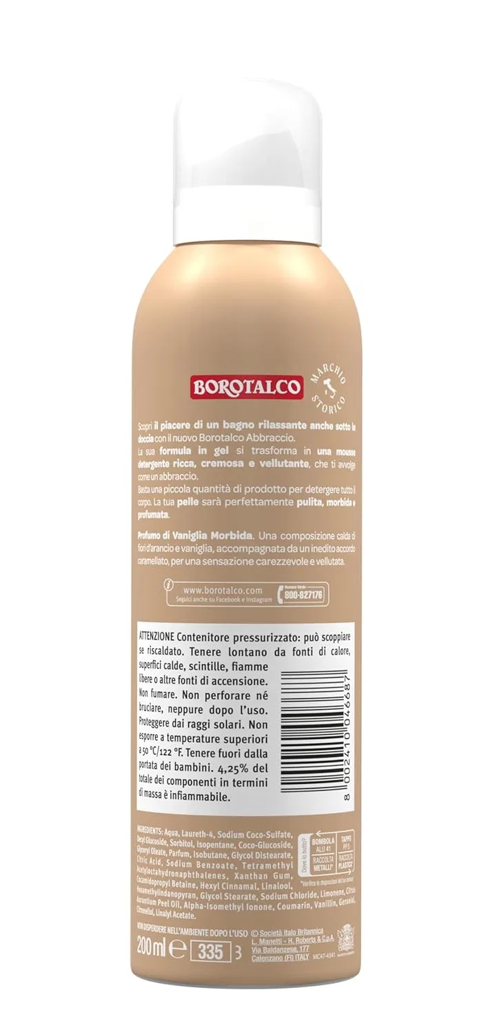 Крем-гель для душа «Umarmung» с ароматом ванили от Borotalco Borotalco — фото 2