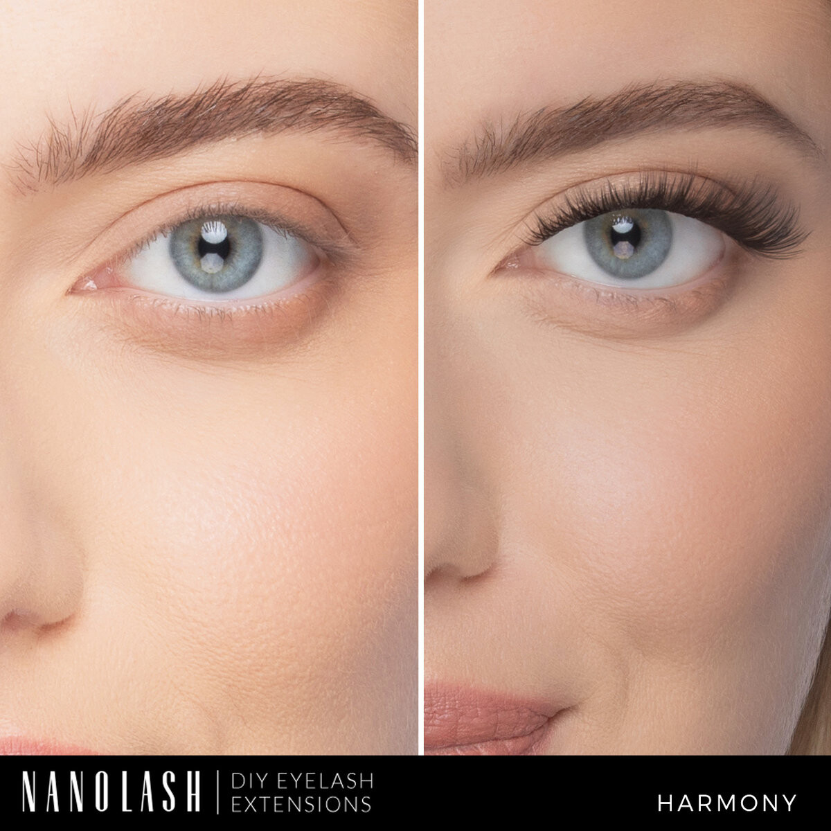 Набор для склеивания ресниц Nanolash HARMONY - ресницы для самостоятельного нанесения — фото 2