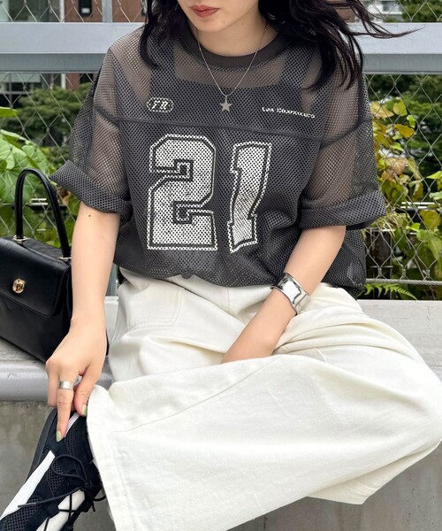 

Футболка игровая из сетчатой ткани Fredy emue, угольно-серый