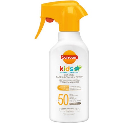 

Sensicare Kids Солнцезащитное молочко-спрей для лица и тела 270 мл Spf50 Carroten