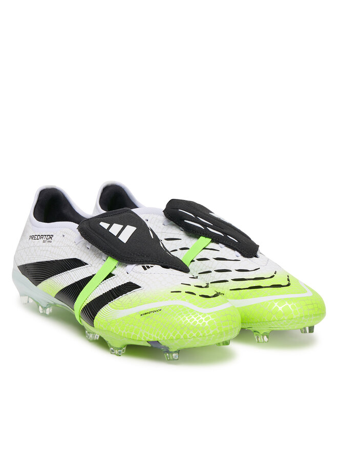 Футбольные бутсы Predator Pro Fold-Over Tongue Firm Ground JS4071 Adidas, белый — фото 2