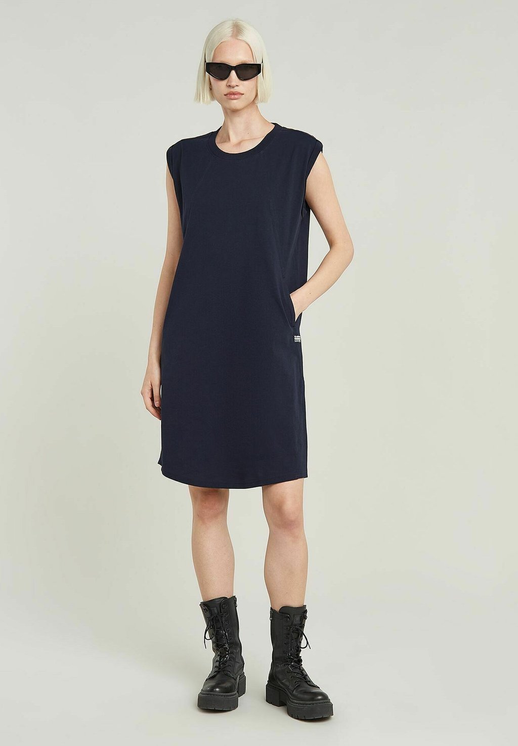 

Платье из джерси SEAM DETAIL LOOSE G-STAR, темно-синий