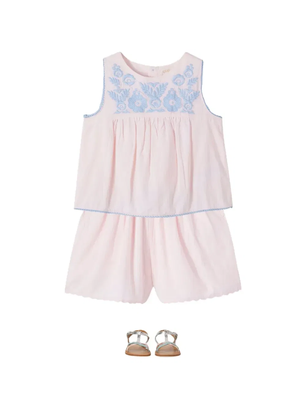 Шорты Clema с фестонным краем Louise Misha Kids, розовый