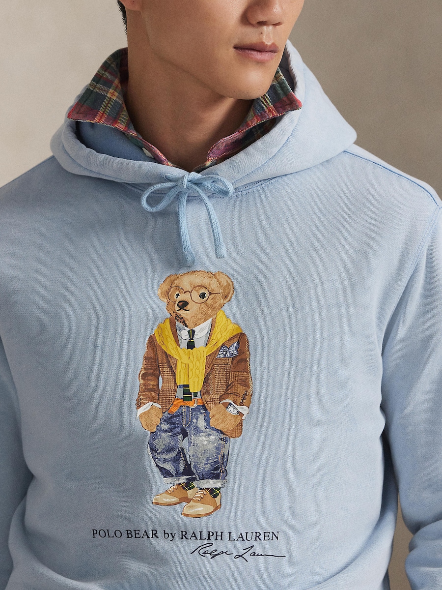 Толстовка Polo Ralph Lauren Seasonal, Blue Denim/Light Blue — фото 2