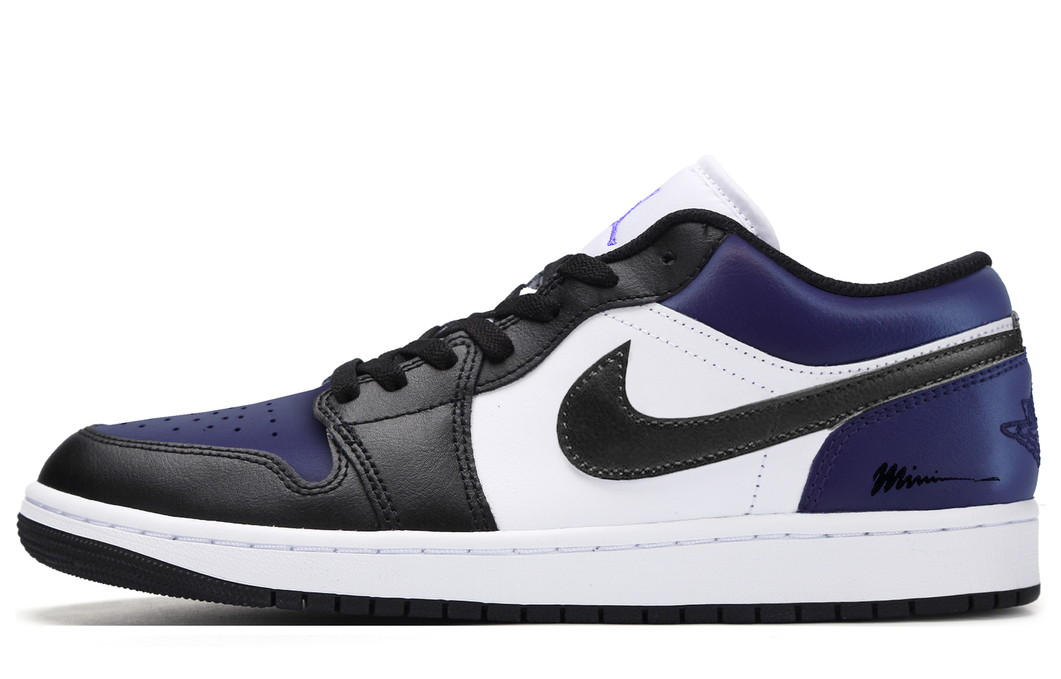 

Кроссовки баскетбольные мужские Air 1 Cushioning, износостойкие низкие винтажные Jordan черно-фиолетовые с носком, черная смородина