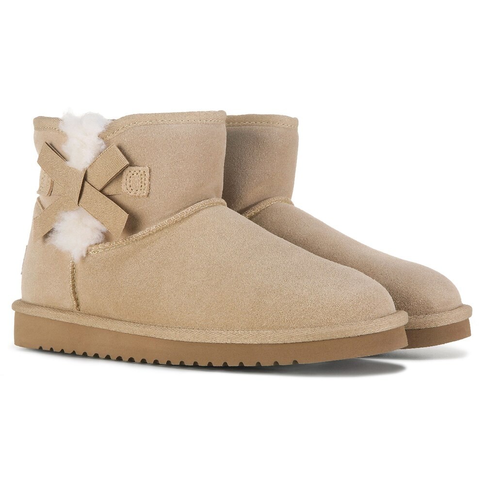 Женские ботинки Ugg Victoria Koolaburra короткие зимние, бежевый