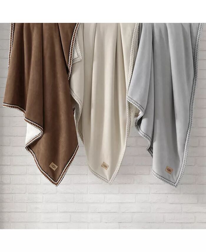 

Плед Kirkwood UGGBraid, 50 x 70 дюймов UGG, бежевый