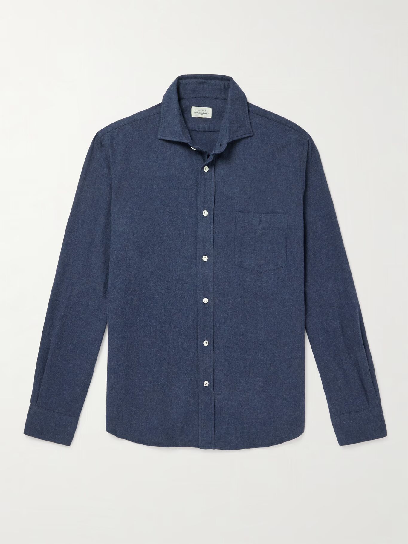 

Рубашка Paul Brushed Cotton-Twill HARTFORD, темно-синий