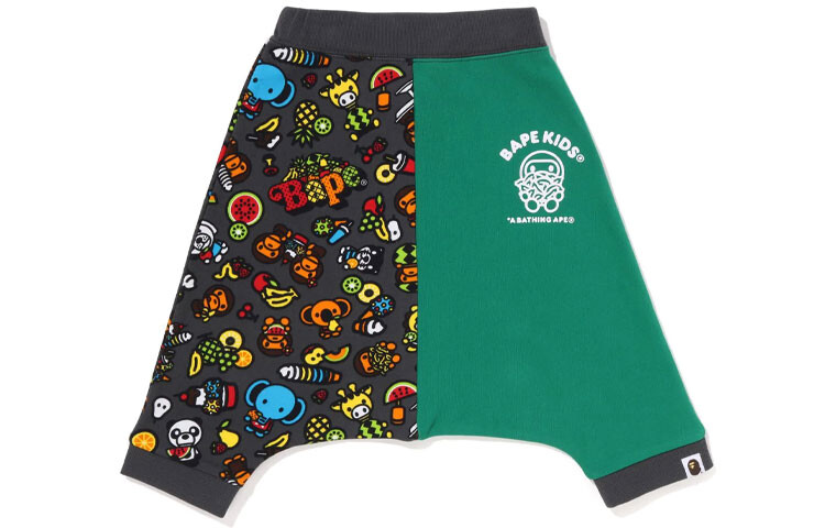 

Дети Шорты A Bathing Ape, зеленый