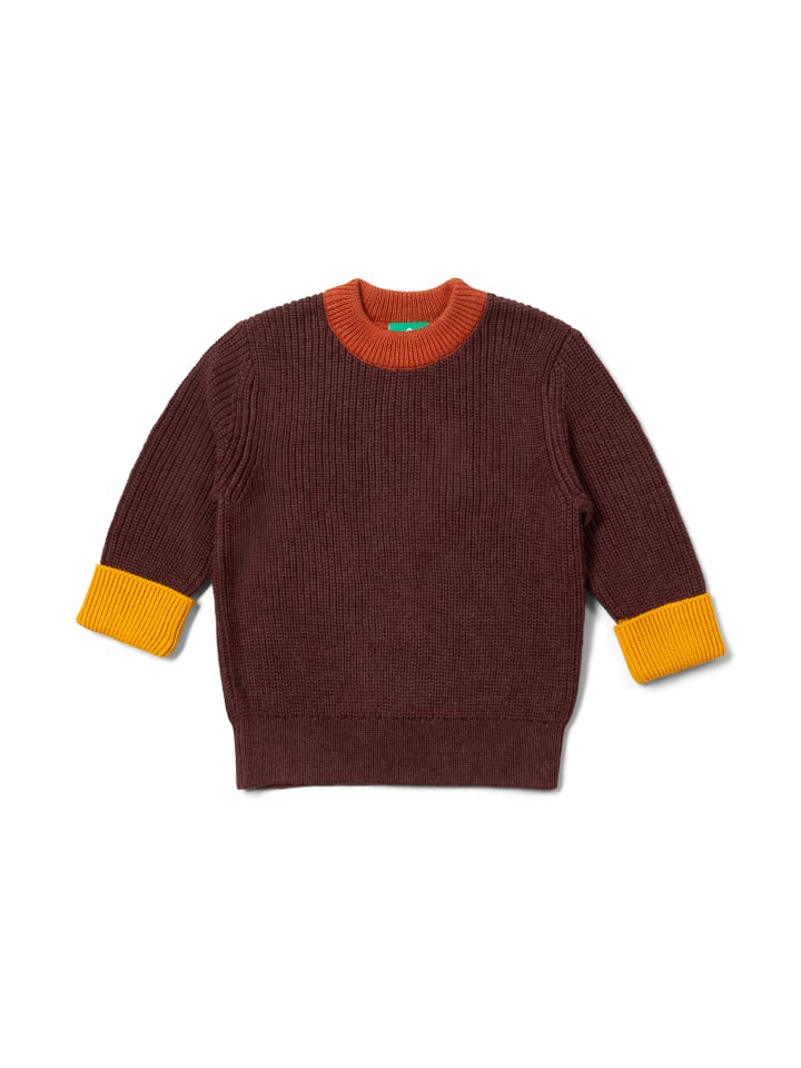 

Органический трикотажный свитер коричневого цвета Little Green Radicals