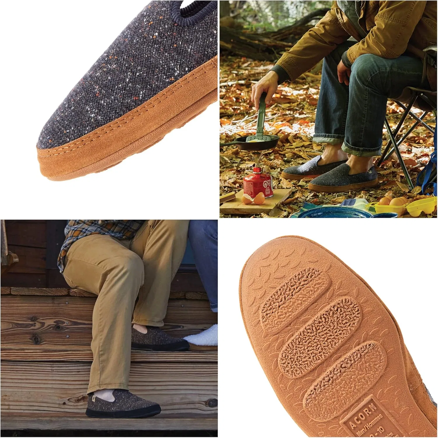 Лоферы Acorn Herren Bristol Hausschuh, Navy — фото 3