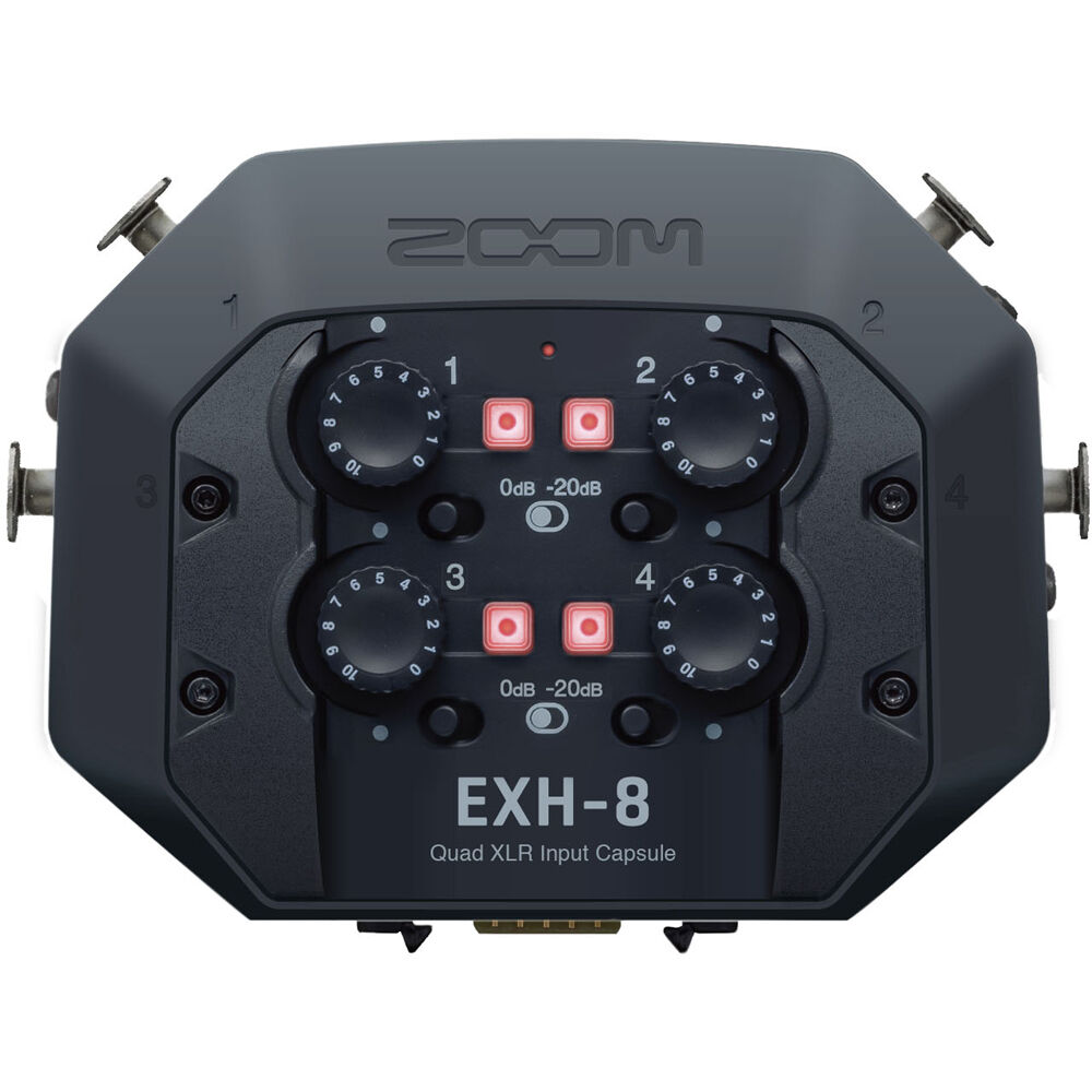 

Zoom EXH-8 Quad XLR Input Capsule for H8 Recorder EXH-8