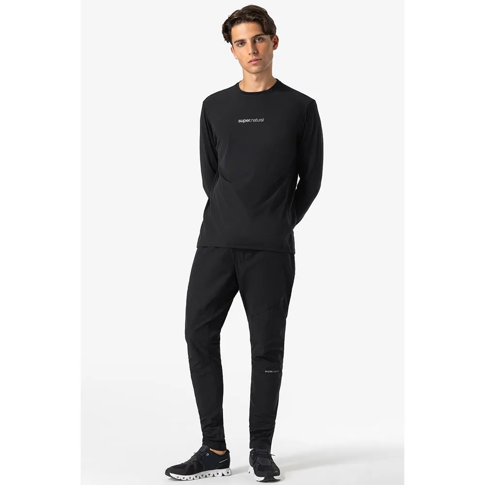 

Футболка Super.natural Windbreaker long sleeve, черный