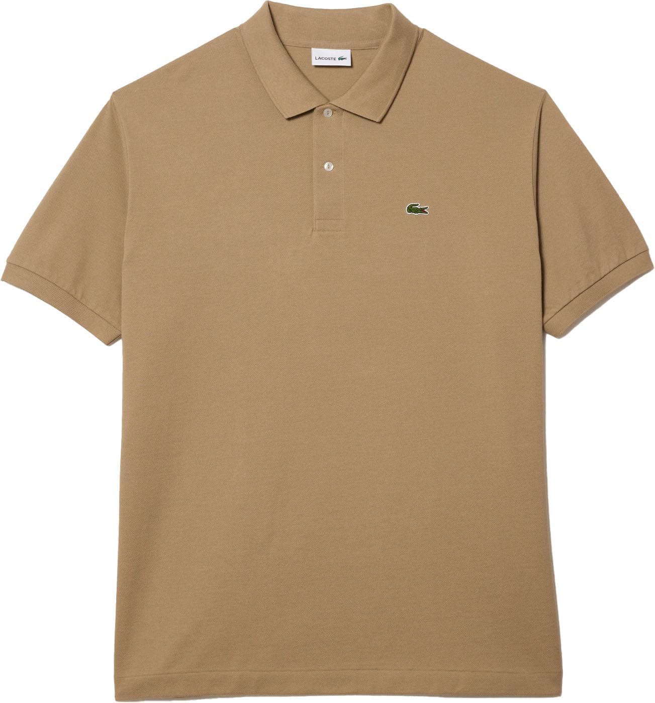 

Lacoste мужская удлиненная хлопковая поло Petit Piqué, Beige