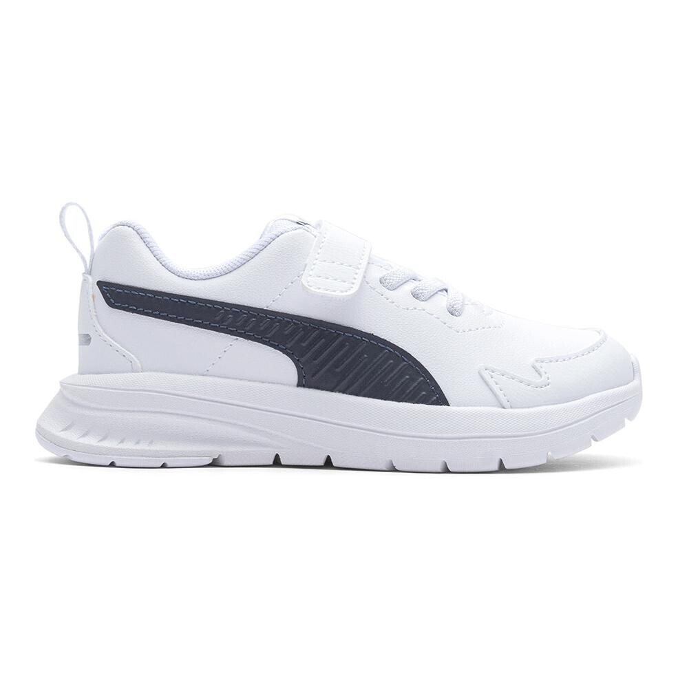 Кроссовки Puma Evolve Kids Lifestyle Shoes Kids Low-top Puma White - Navy Blue, синий — фото 2