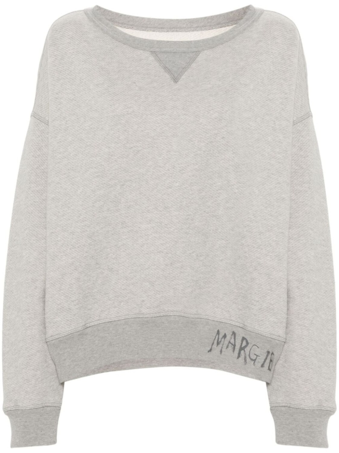 

Maison Margiela толстовка с логотипом, серый