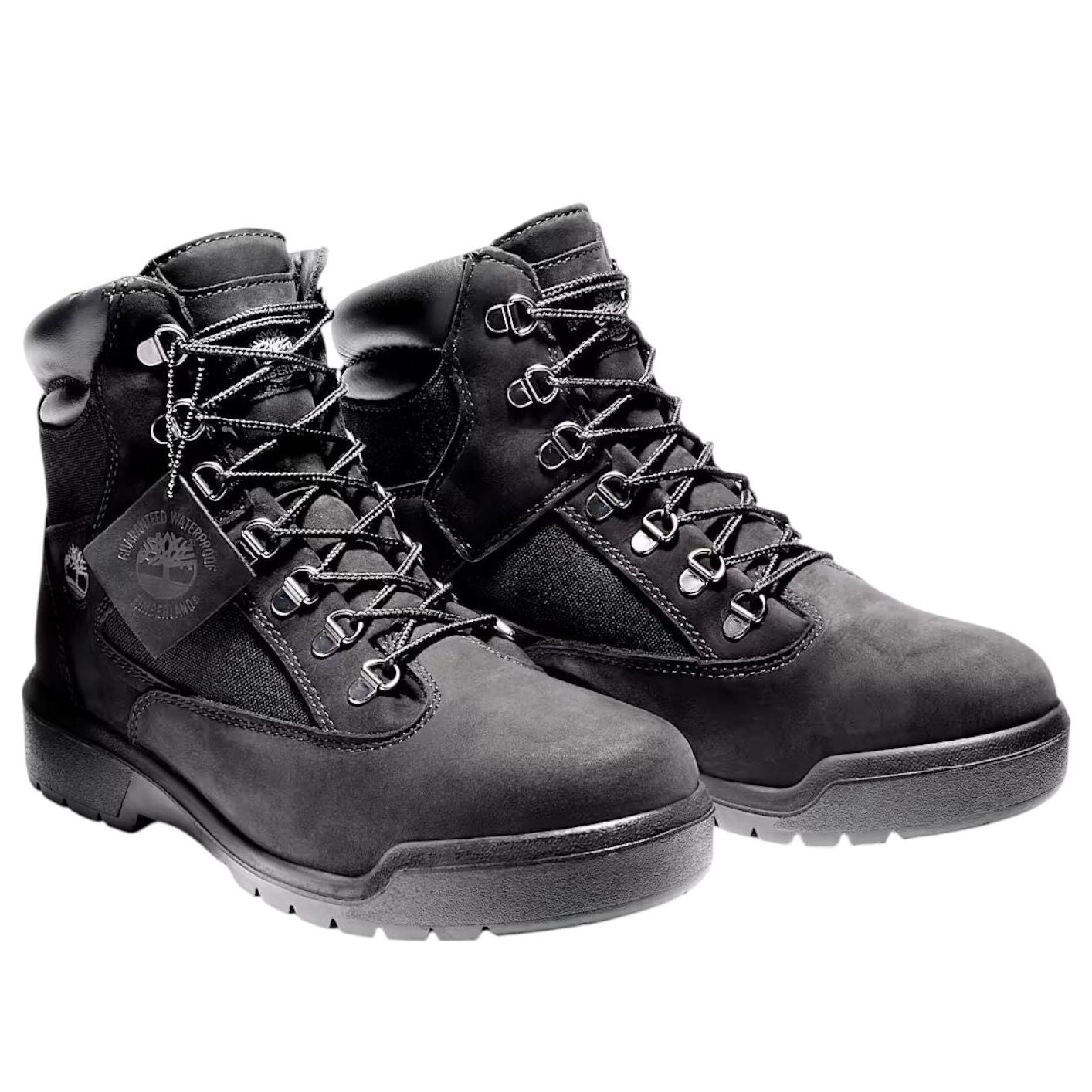 Водонепроницаемые ботинки Timberland Field Boot на шнуровке, черные — фото 2