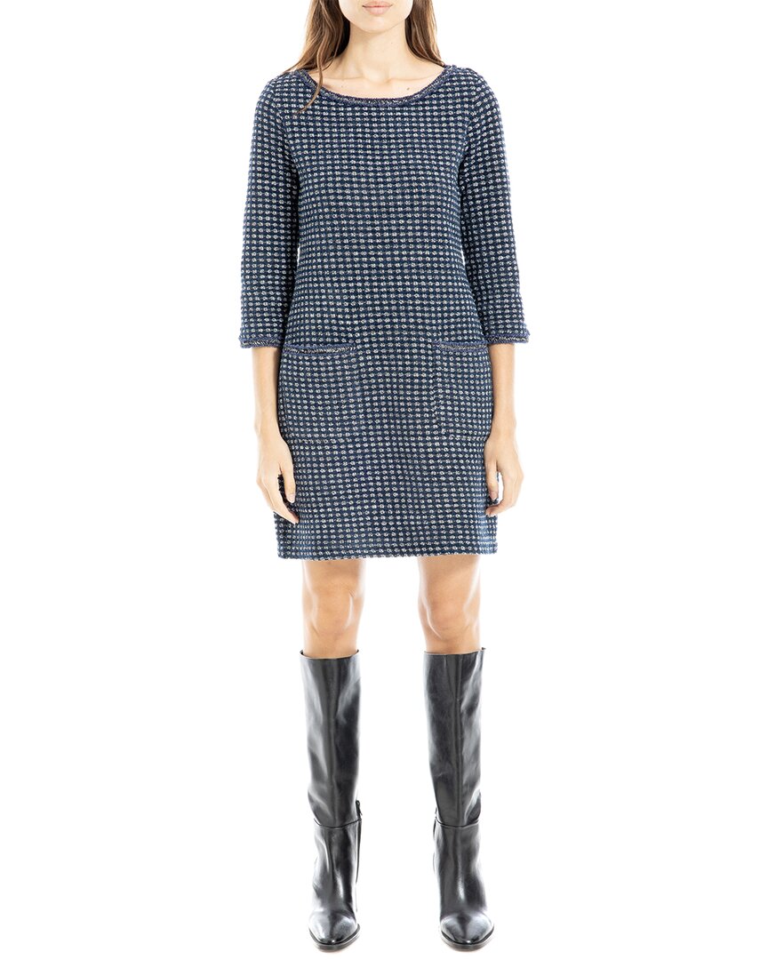 

Макс Студио Вязаное мини-платье Max Studio, синий