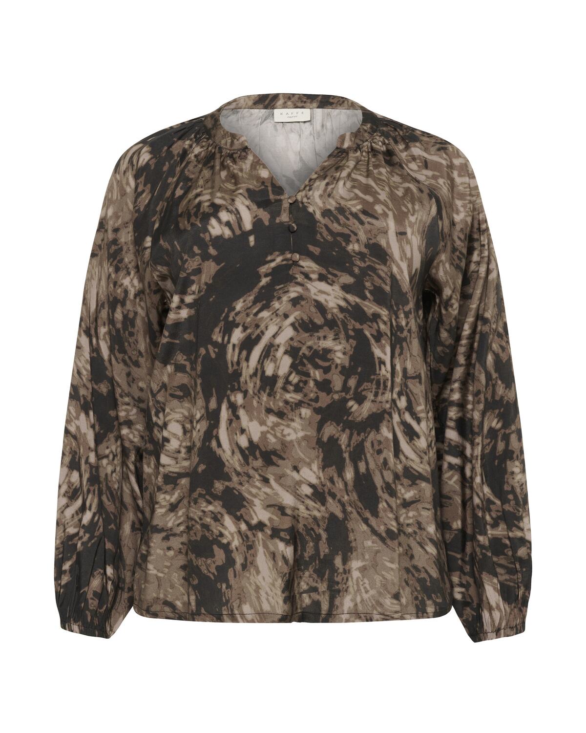 

KAFFE CURVE Блузка 'KCJamia' в цвете Brown