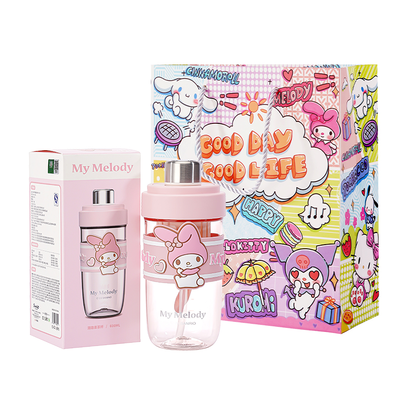 

Пластиковые стаканы для воды Sanrio, Melifeti (With Cleaning Tools + Hello Kitty Stickers + Gift Bag)