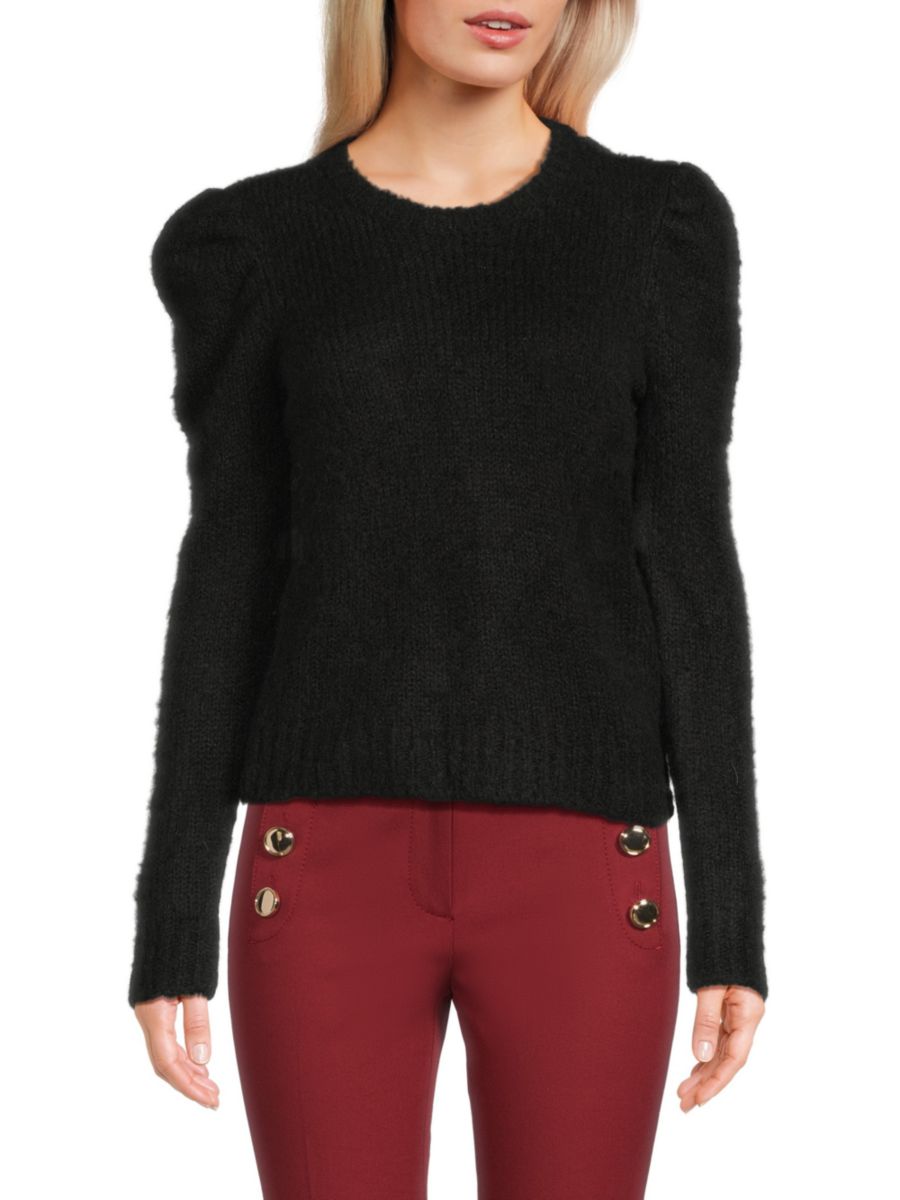 

Свитер Locken Puff Sleeves из смеси альпаки Derek Lam 10 Crosby, черный