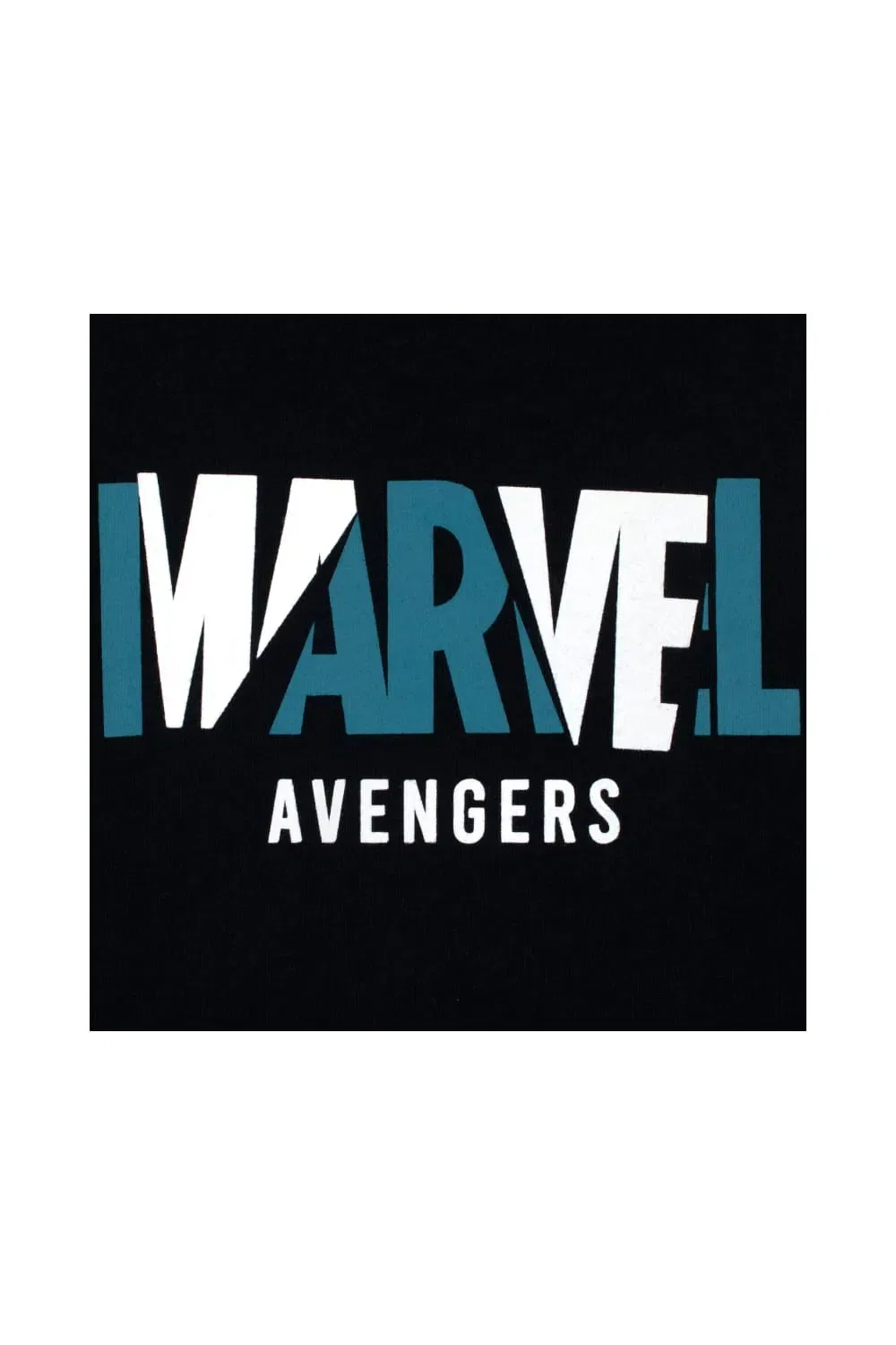 Детский костюм с футболкой и шортами Avengers, Marvel, черный — фото 3