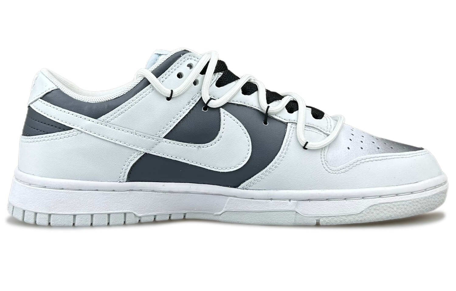 

Кроссовки Nike Dunk Skateboarding Shoes Men Low-top White/black/gray, черный