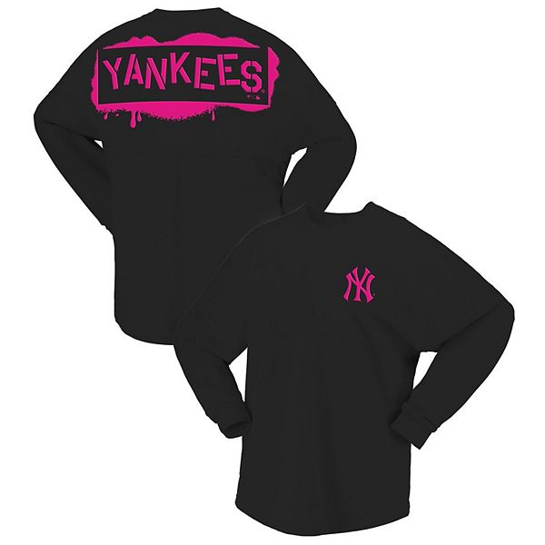 

Женская черная футболка с длинным рукавом New York Yankees neon Fanatics, Черный, Женская черная футболка с длинным рукавом New York Yankees neon Fanatics