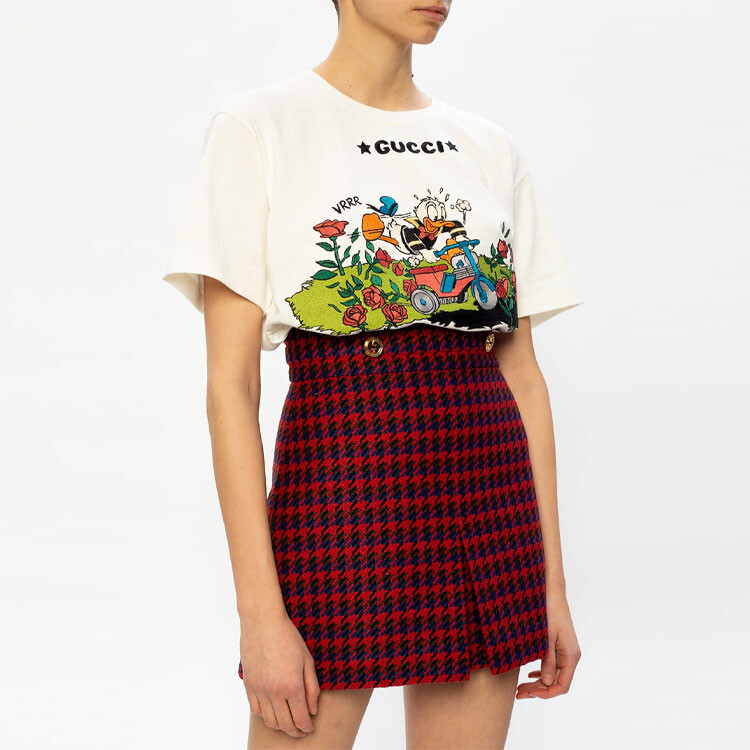 Футболка Disney x Gucci женская, белый — фото 2