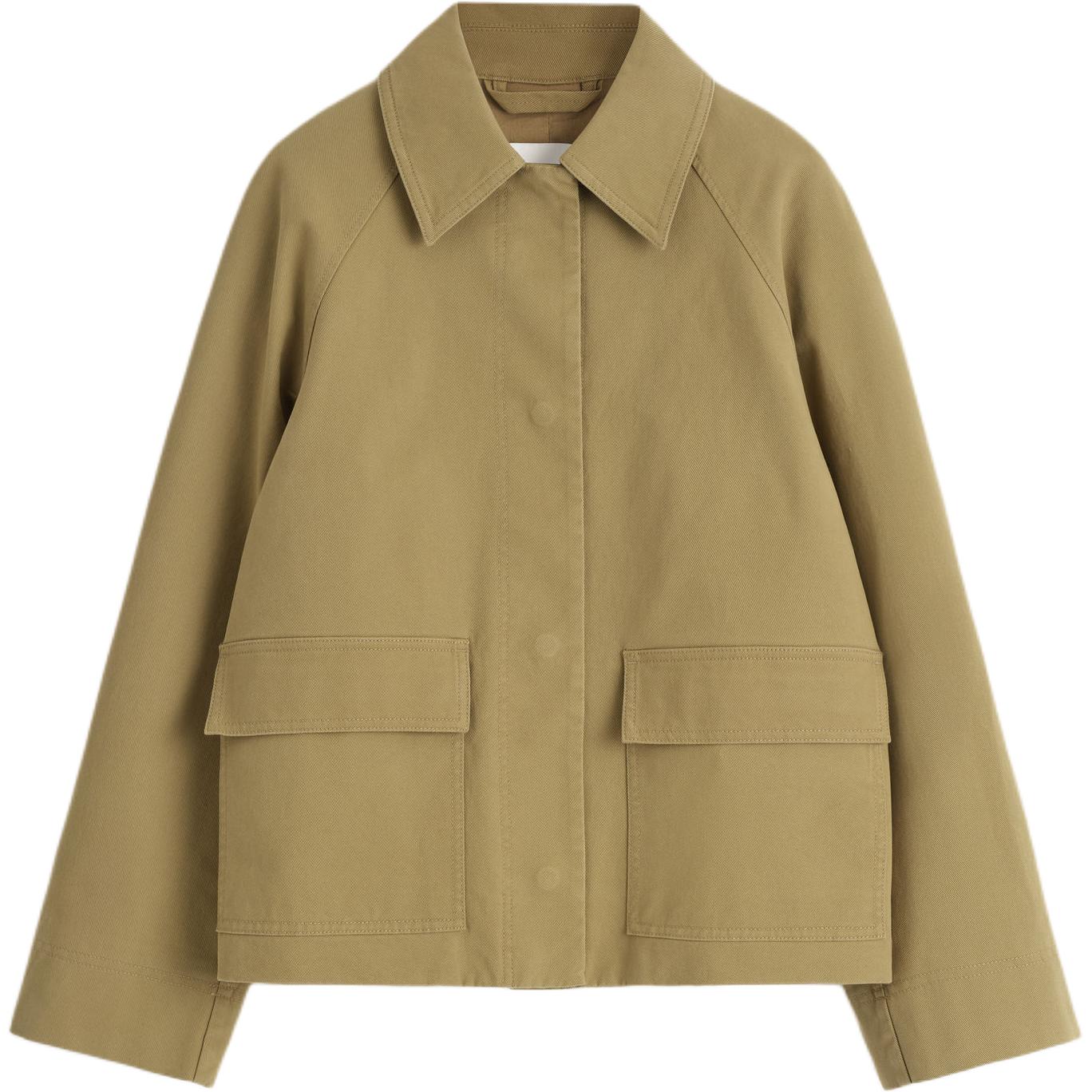 

COS Темно-бежевая женская куртка, Dark Beige