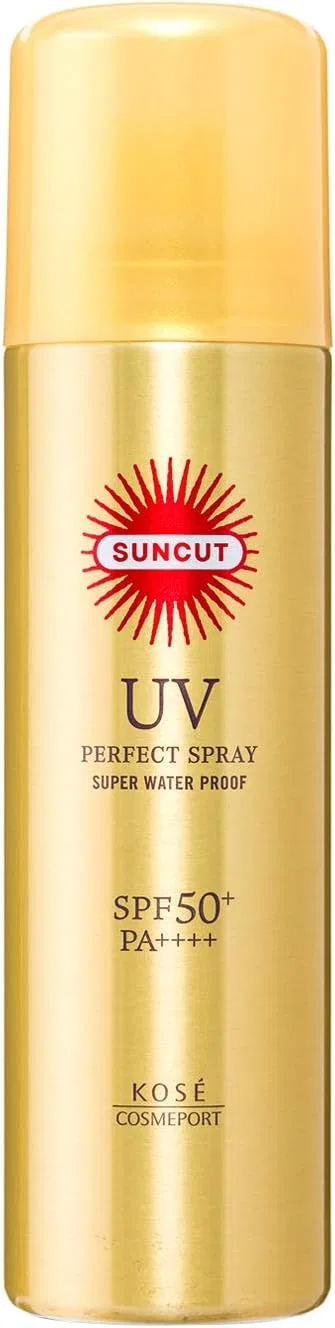 Солнцезащитный спрей Kose Suncut Perfect UV Spray, без отдушки, 90 г Kose Cosmeport